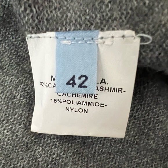 Malo Women’s Cashmere Blend Short Sleeve Mock Neck Sweater EUC - Picture 6 of 7